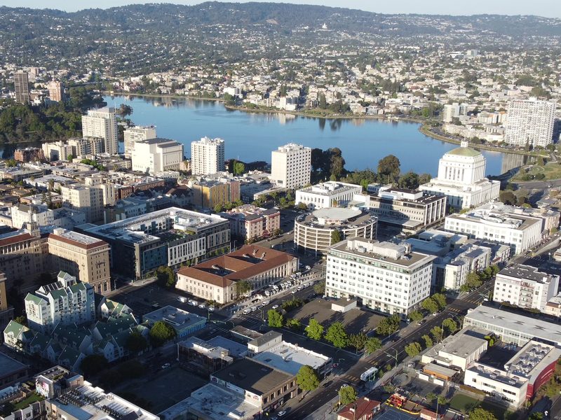 Oakland — Lake Merritt aerial